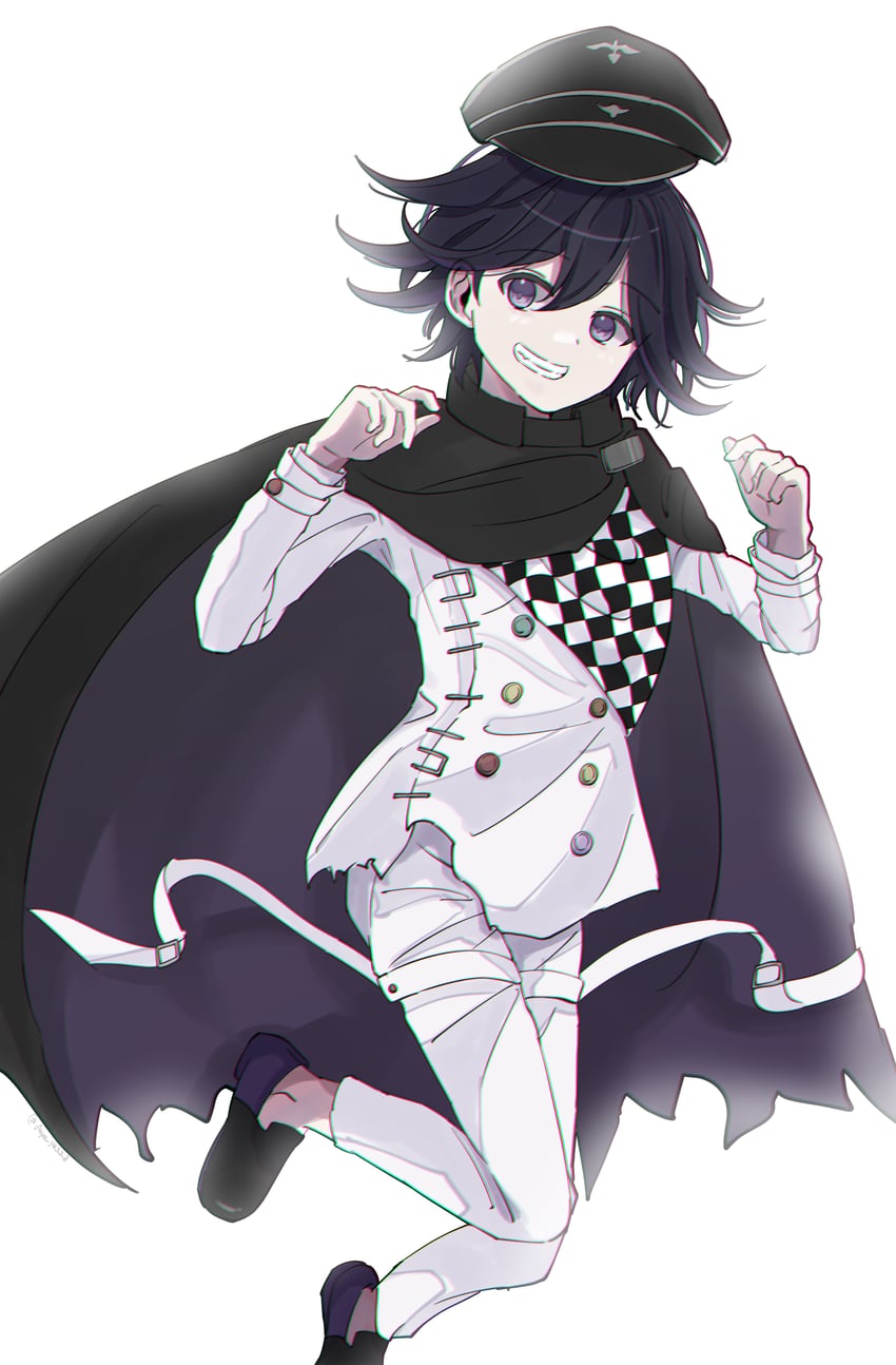 oma kokichi (danganronpa and 1 more) drawn by fuyu_ko