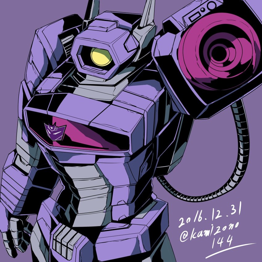 shockwave (transformers and 1 more) drawn by kamizono_(spookyhouse)