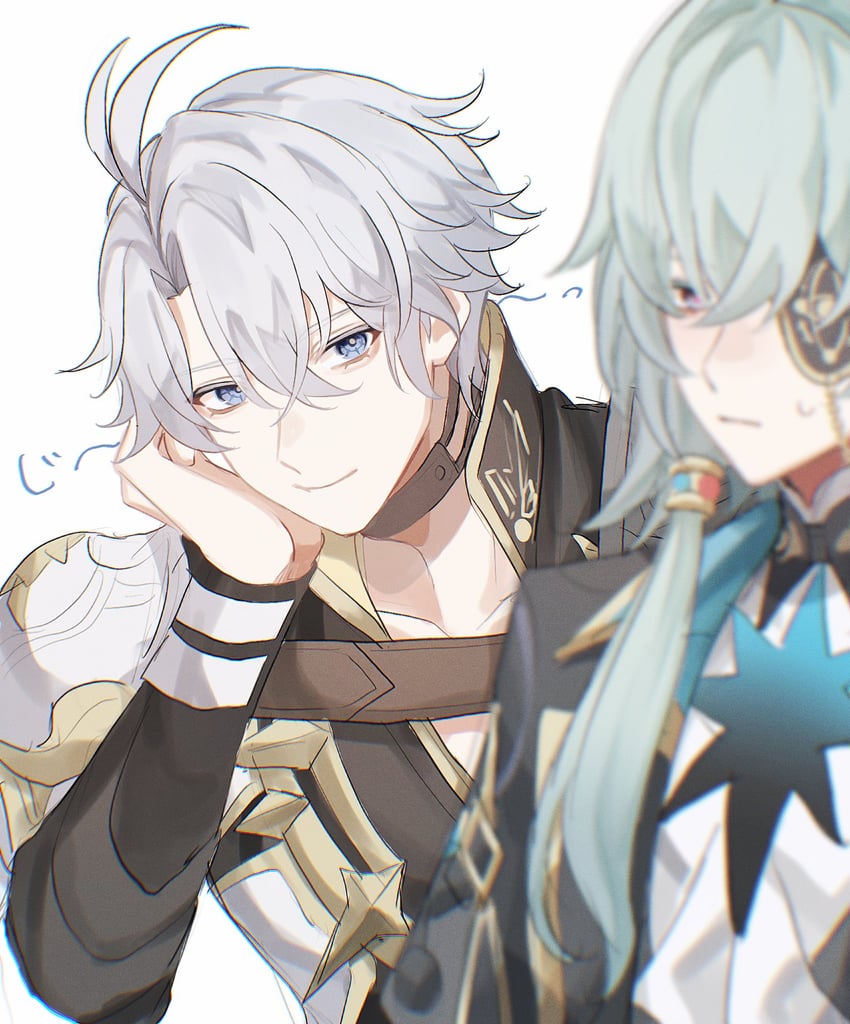 phainon and anaxa (honkai and 1 more) drawn by fz7047