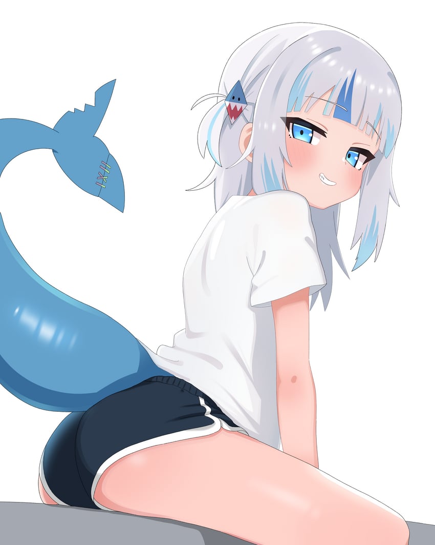 gawr gura (hololive and 1 more) drawn by mingkozus