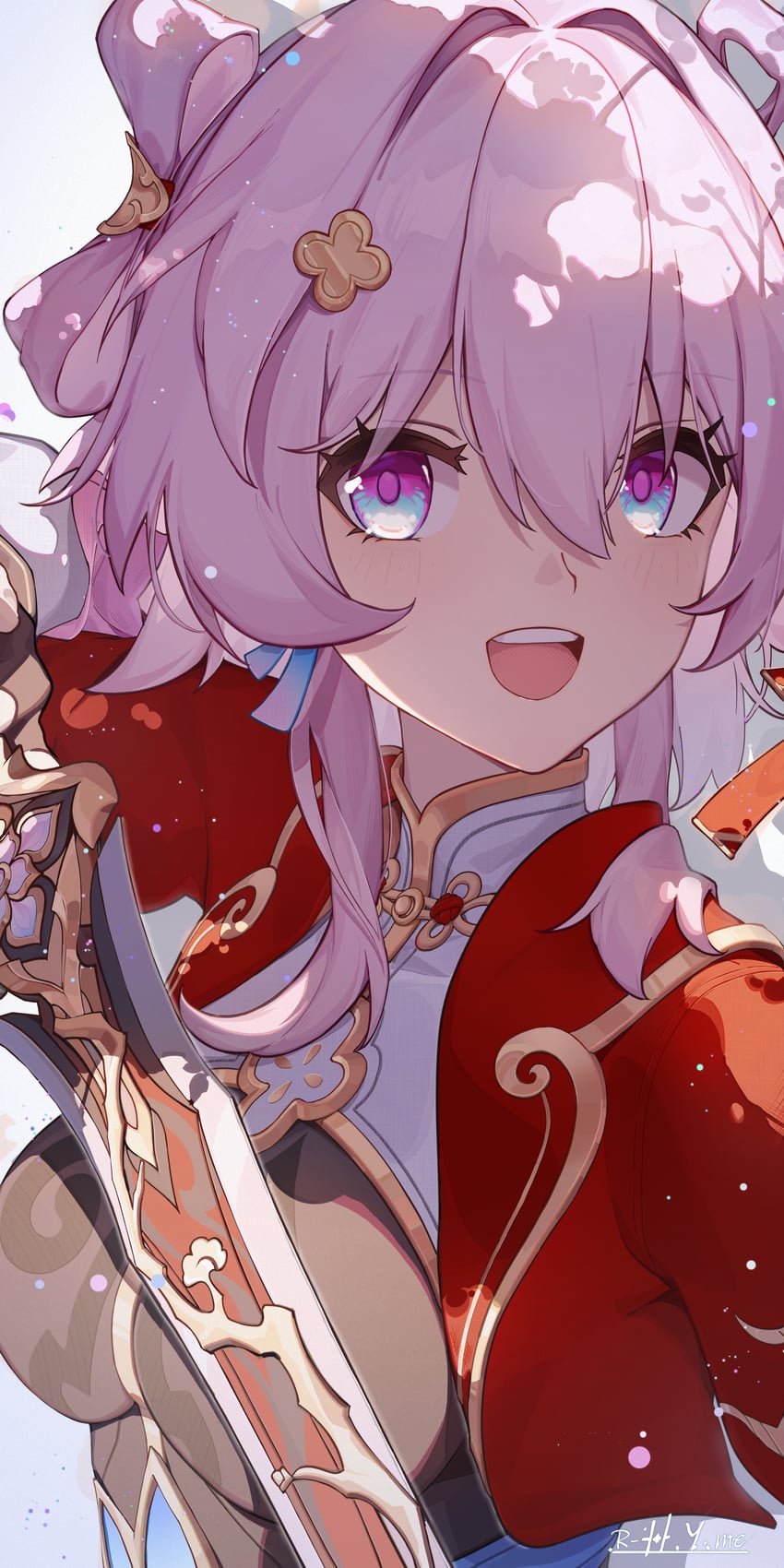 march 7th (honkai and 1 more) drawn by hanayabaka