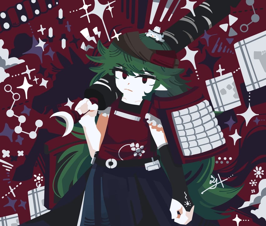 fujiwara no iyozane and taira no fumikado (len'en and 1 more) drawn by thatpebble