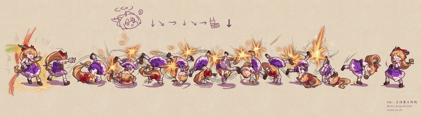 ibuki suika and jamie siu (touhou and 2 more) drawn by nero_augustus