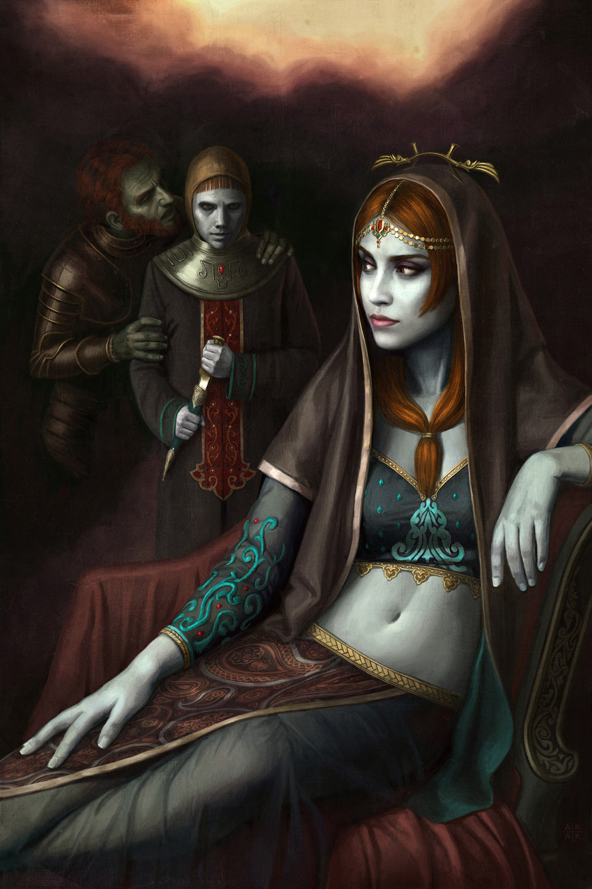 midna, ganondorf, and zant (the legend of zelda and 1 more) drawn by astor_alexander