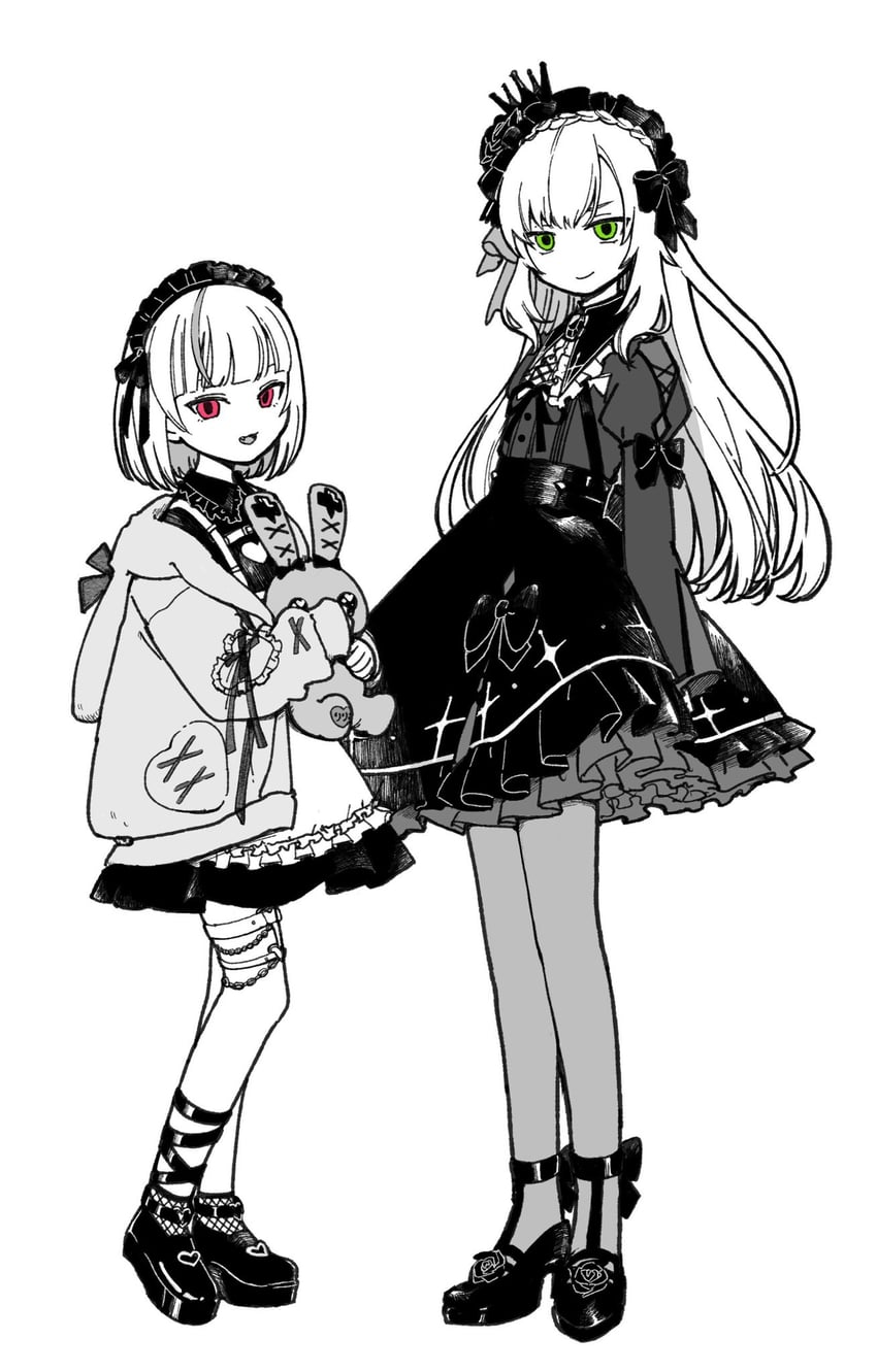 makaino ririmu and uzuki kou (nijisanji) drawn by mado_(mado83893768)