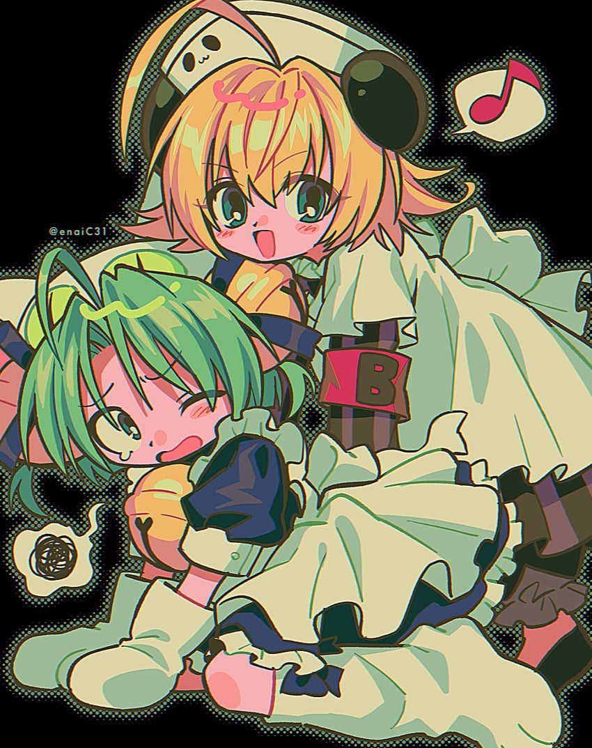 dejiko and piyoko (di gi charat) drawn by menma_(enaic31)