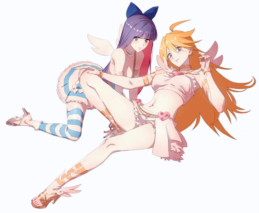stocking and panty (panty & stocking with garterbelt) drawn by yukotaruma