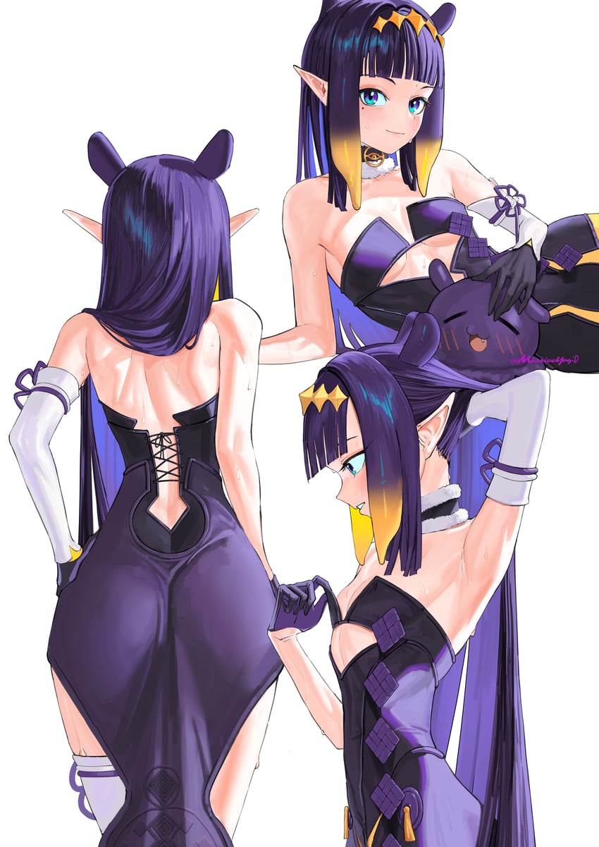 ninomae ina'nis and takodachi (hololive and 1 more) drawn by massiveyog