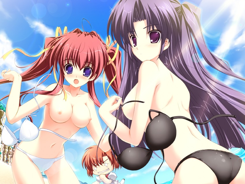 asakura nanao, takami rin, and hagiwara tomoe (lyrical lyric and 1 more) drawn by mikeou