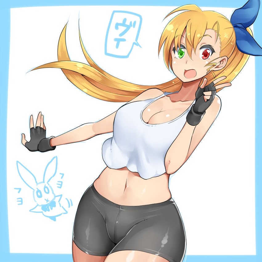vivio and sacred heart (lyrical nanoha and 1 more) drawn by nac000