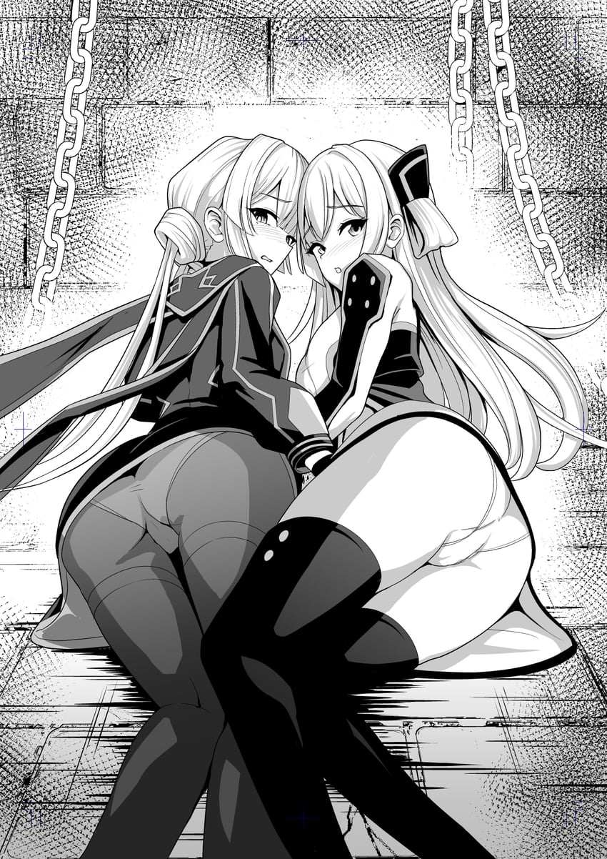 sky striker ace - raye and sky striker ace - roze (yu-gi-oh!) drawn by neko_no_mimi_(nekomimi_mattari)