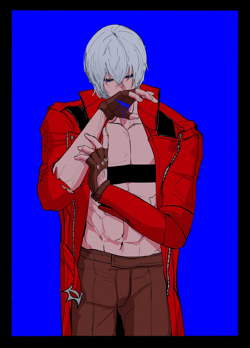 dante (devil may cry and 1 more) drawn by mauli0889