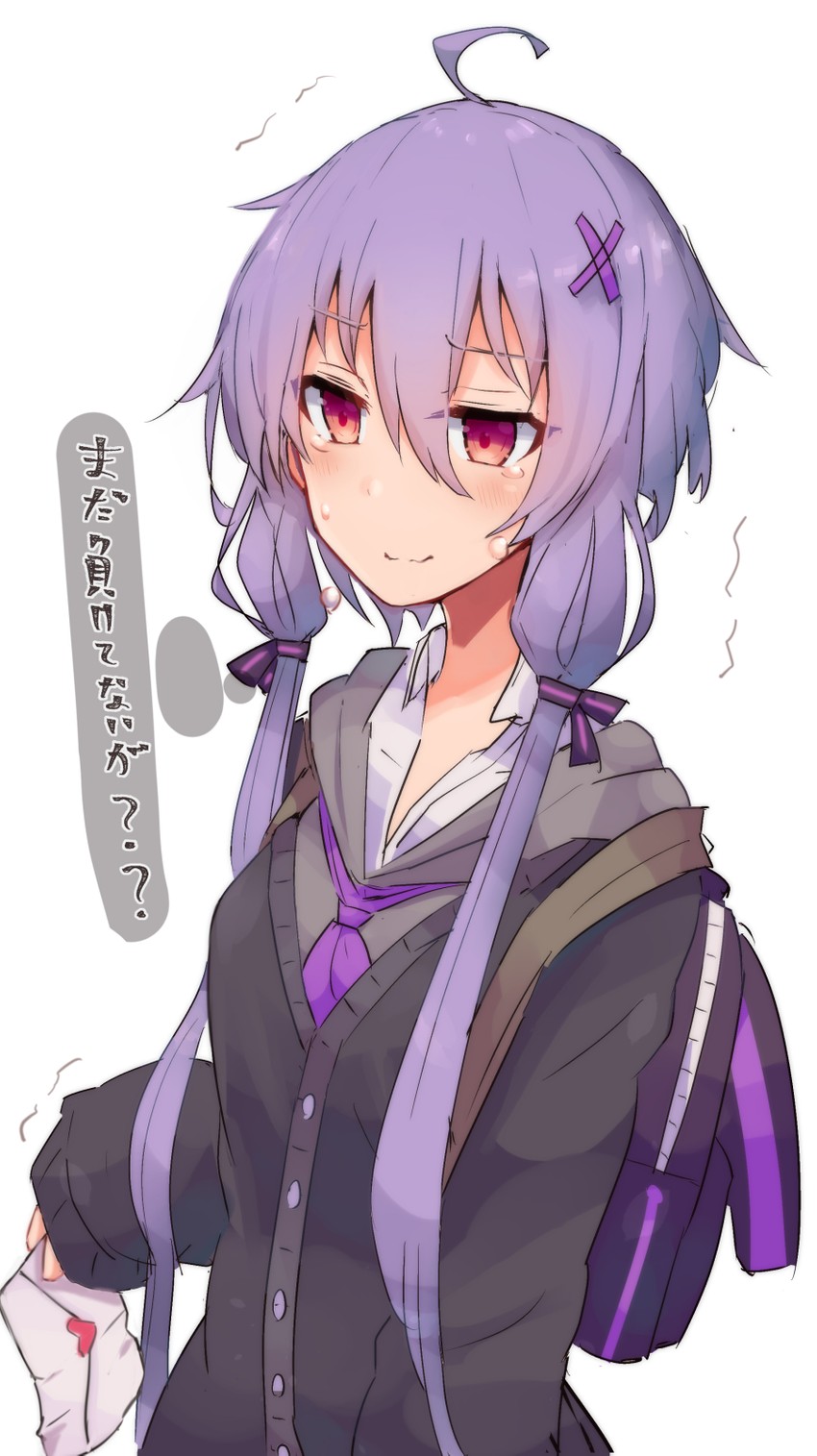 yuzuki yukari (vocaloid and 1 more) drawn by kujira_hebi