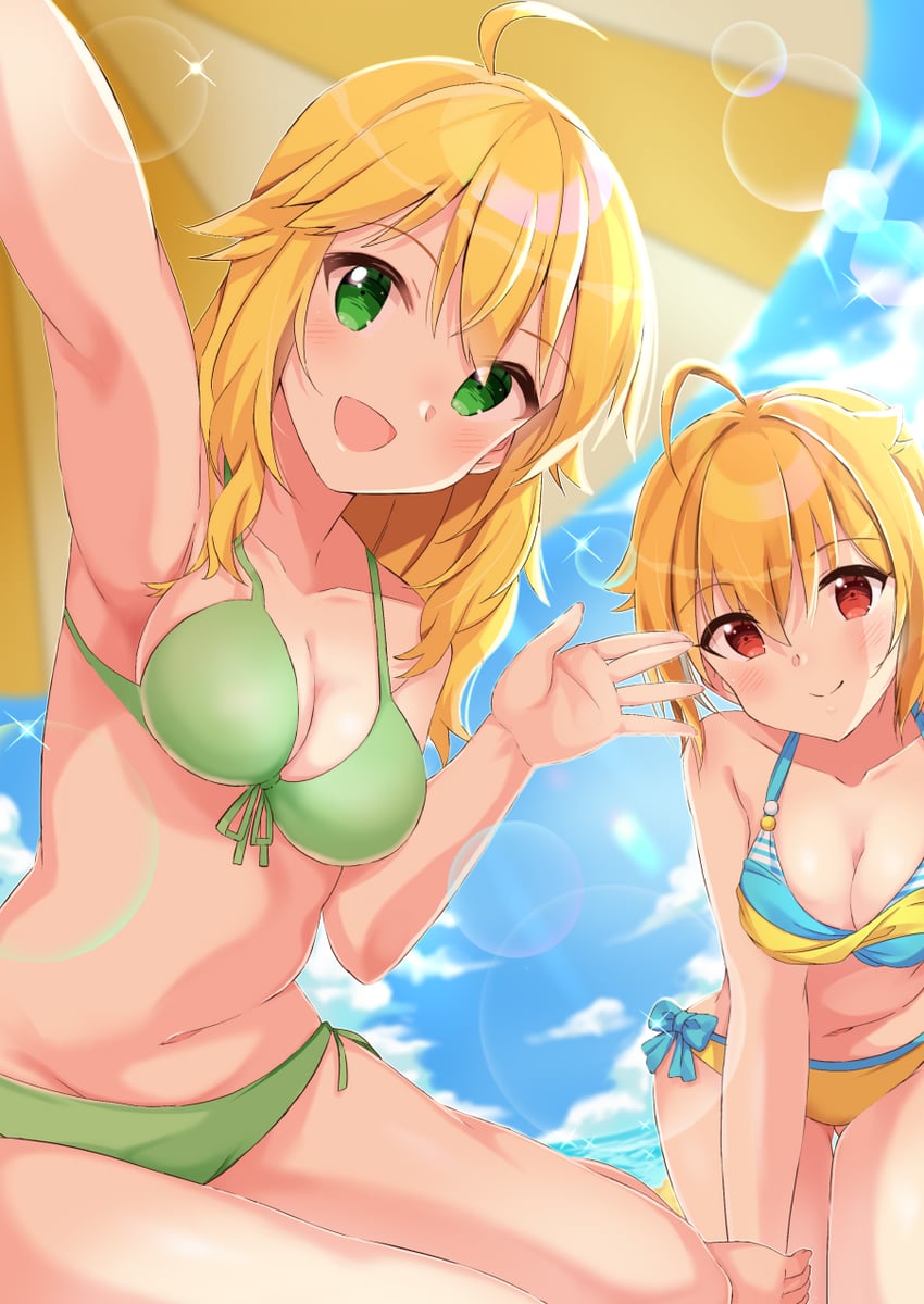 hoshii miki and ibuki tsubasa (idolmaster and 2 more) drawn by tktk135