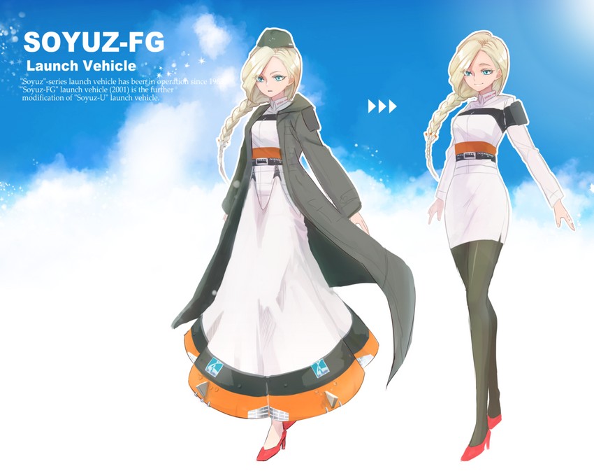 soyuz-fg (project rocket girls) drawn by ajisai-san_(pokkusu)