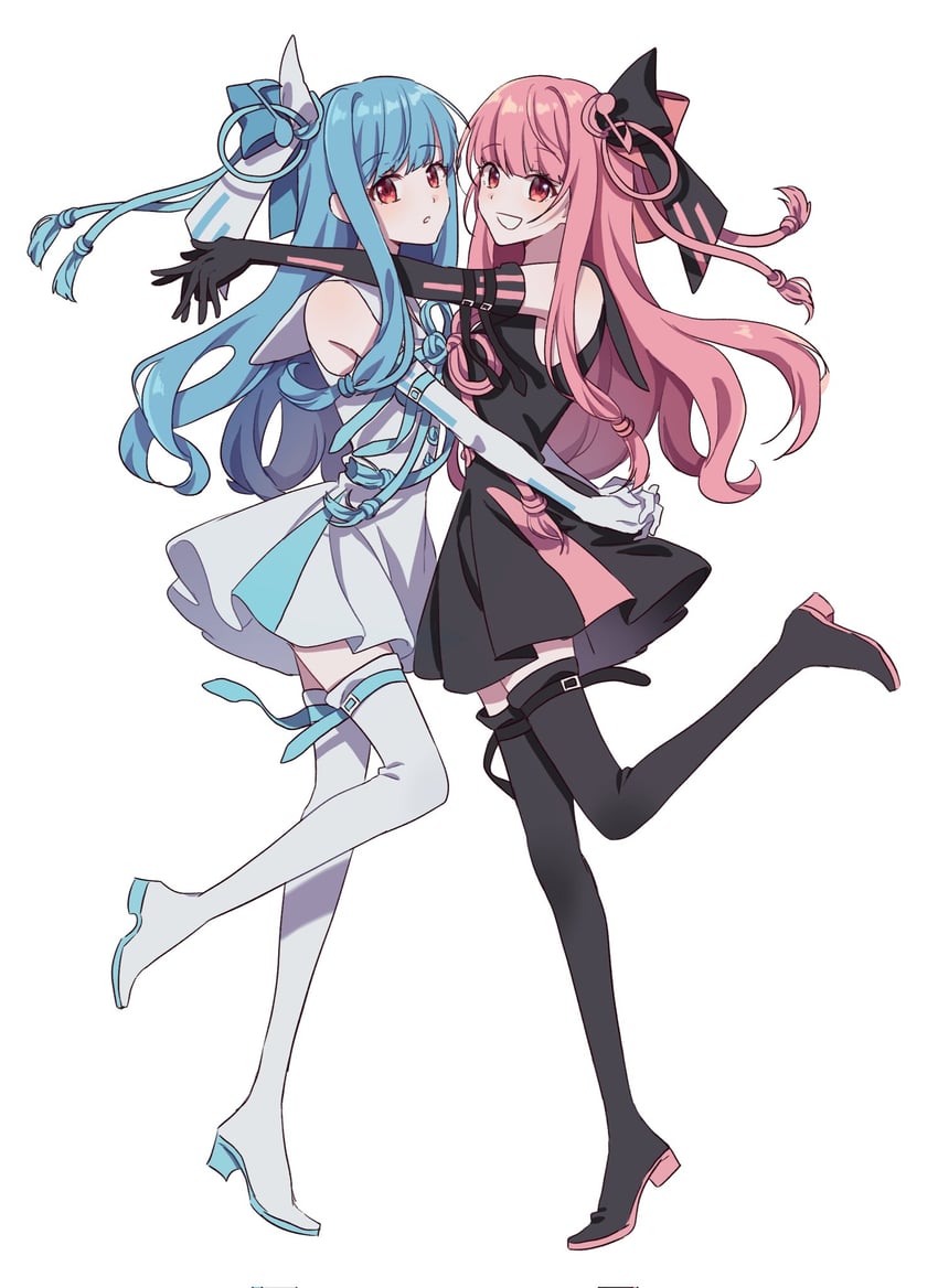 kotonoha akane and kotonoha aoi (voiceroid) drawn by nupi_000