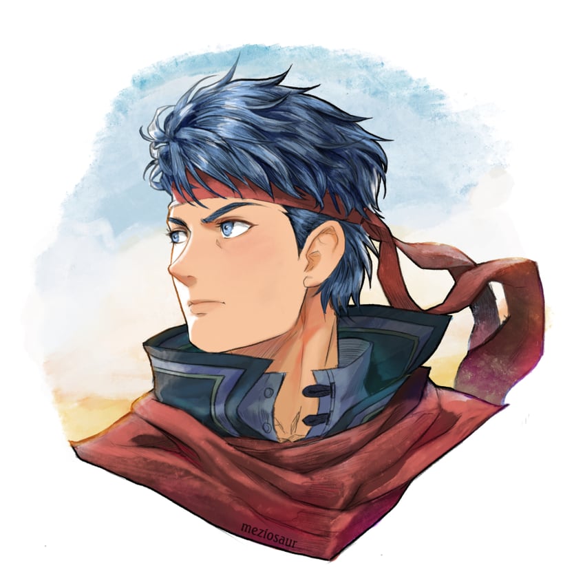 ike (fire emblem and 1 more) drawn by meziosaur