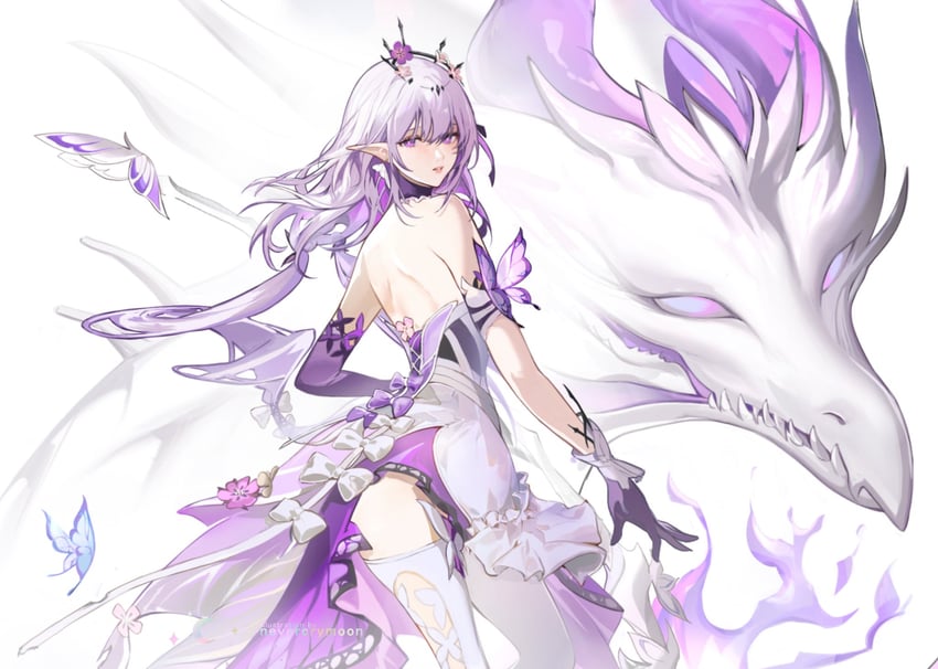 castorice (honkai and 1 more) drawn by nevercrymoon