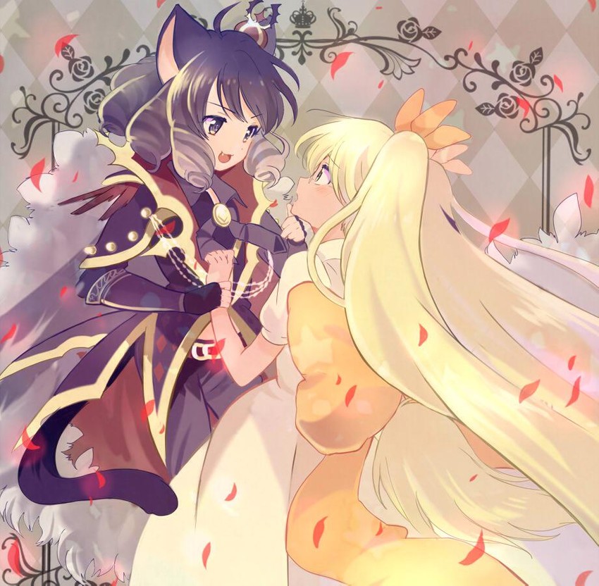 cyan and retoree (show by rock!!) drawn by kamo_(purin)