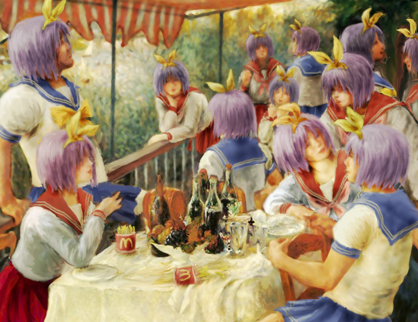 hiiragi tsukasa (lucky star and 2 more) drawn by leica_(leica_xx)