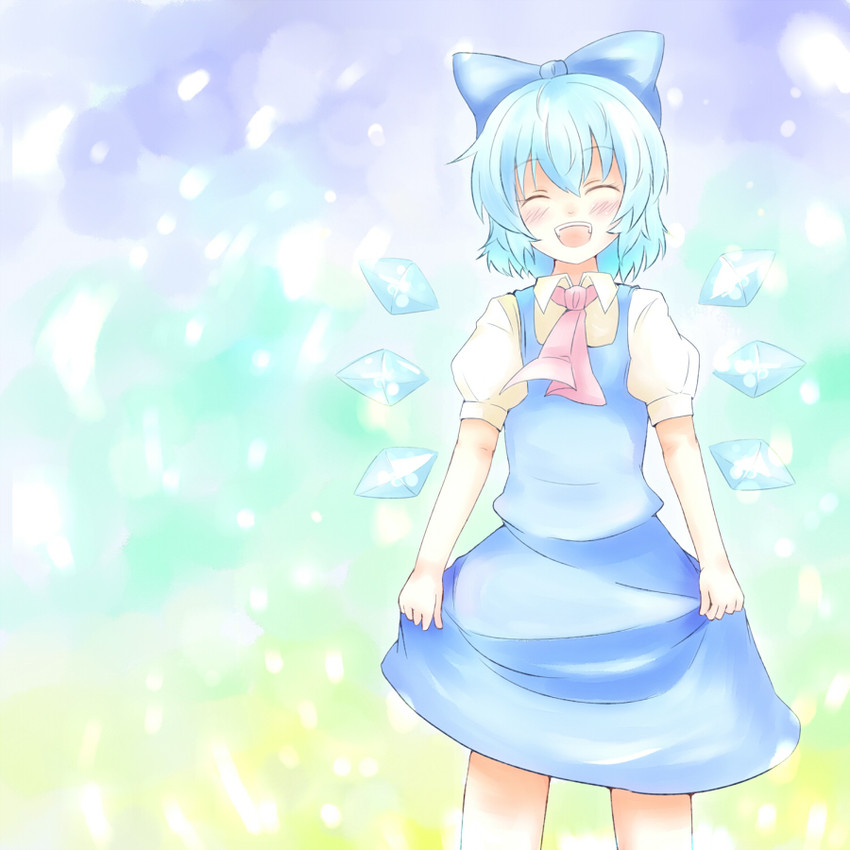 cirno (touhou) drawn by taka_(taka_wo_kukuru)