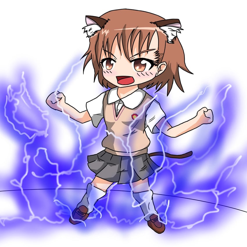 misaka mikoto (toaru majutsu no index and 1 more) drawn by honjo_tsubasa
