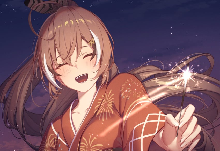 nanashi mumei (hololive and 1 more) drawn by resu_desu