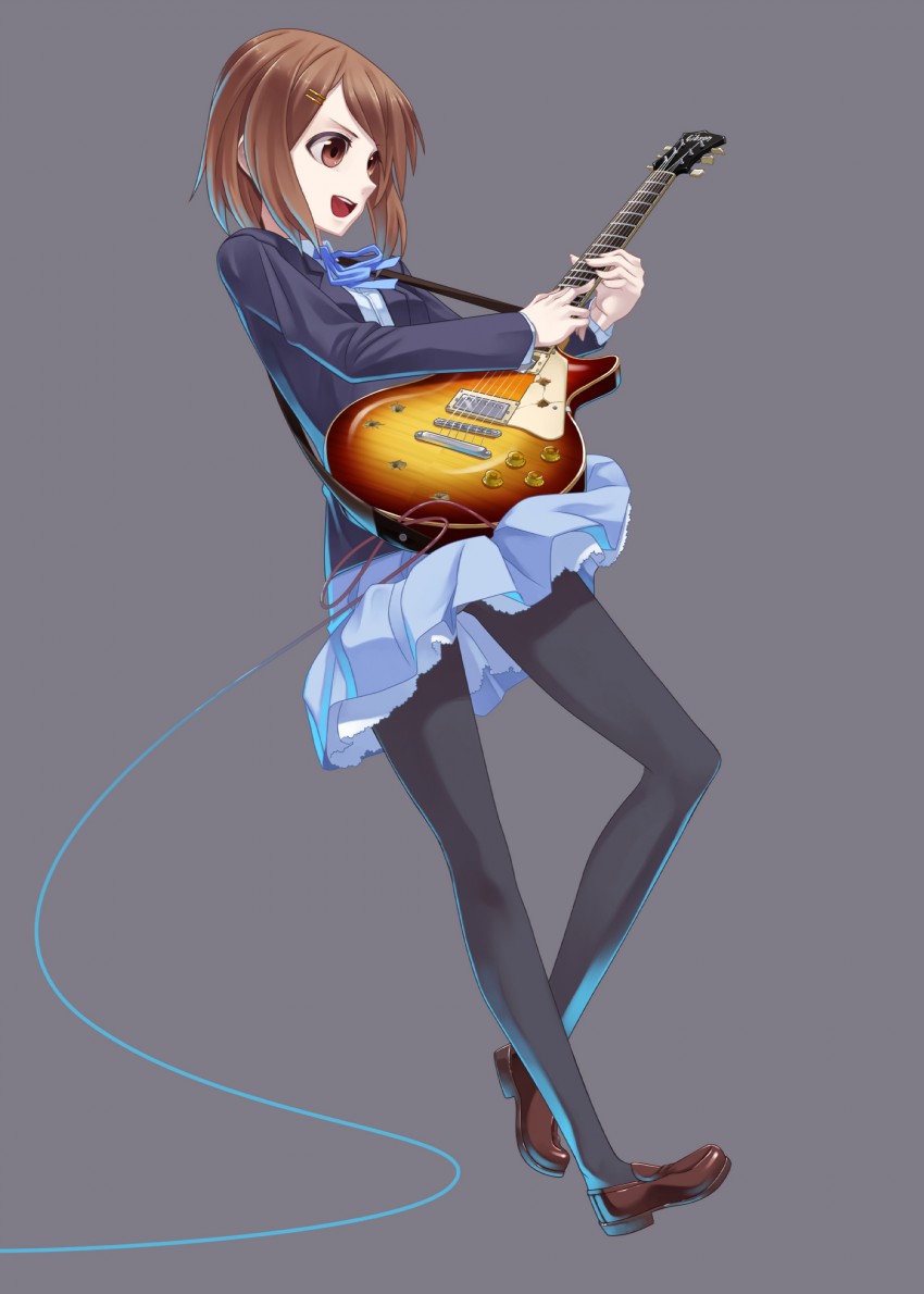 hirasawa yui (k-on! and 1 more) drawn by hamada_youho
