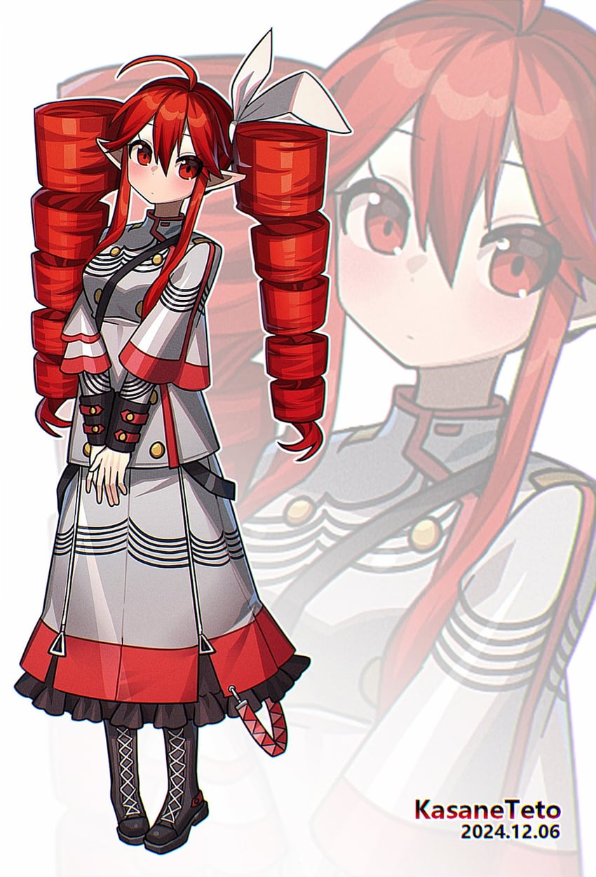 kasane teto (utau and 1 more) drawn by kakosa_sama