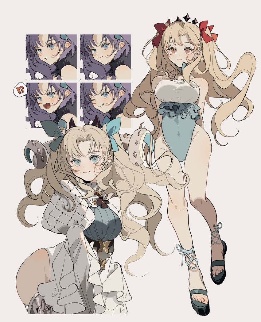 ereshkigal and space ereshkigal (fate and 1 more) drawn by note_nii