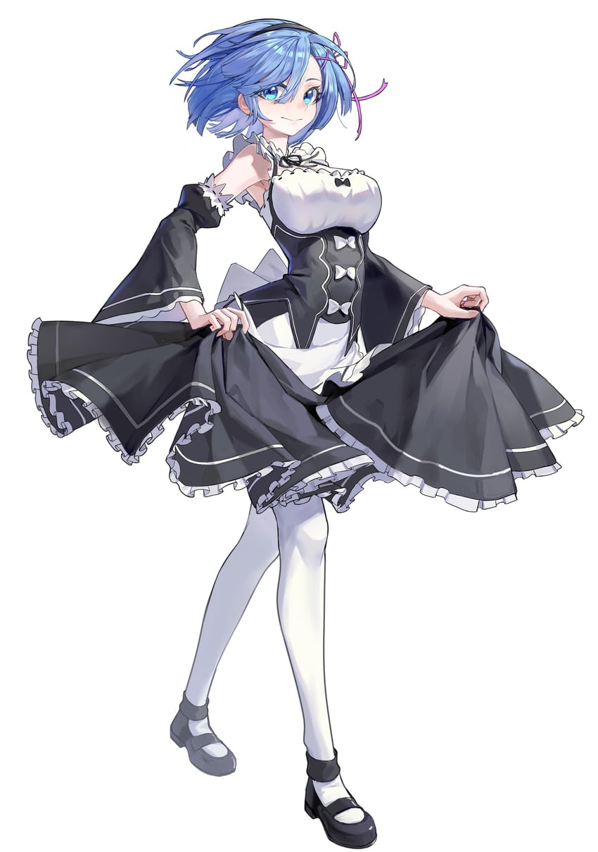 rem (re:zero kara hajimeru isekai seikatsu) drawn by shalou