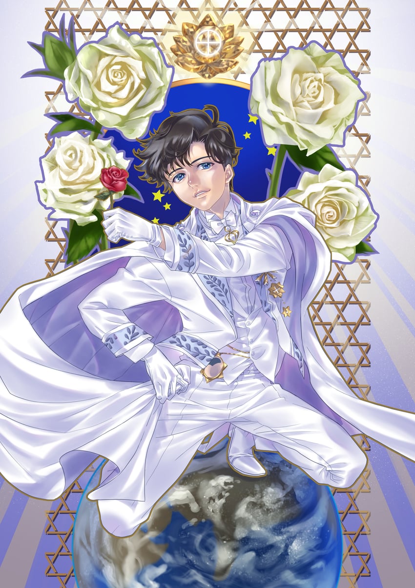 chiba mamoru and endymion (bishoujo senshi sailor moon) drawn by katt_sun