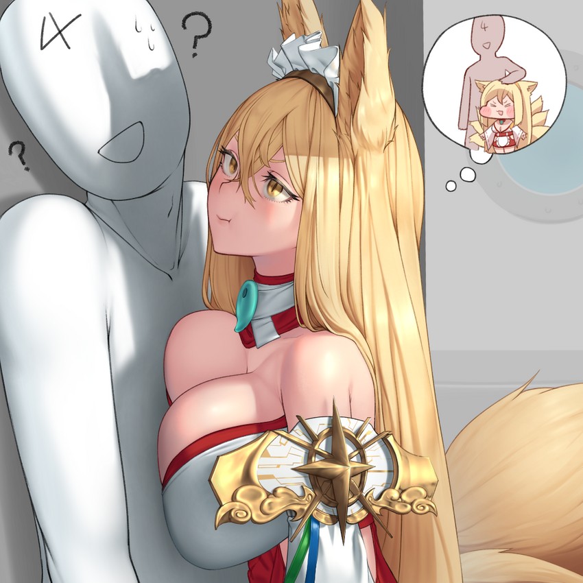 commander and hirume of heavenly incense (last origin) drawn by beeeeen