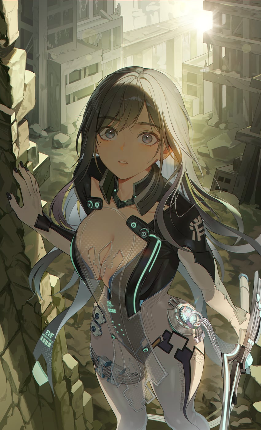 raven (goddess of victory: nikke and 1 more) drawn by myabit