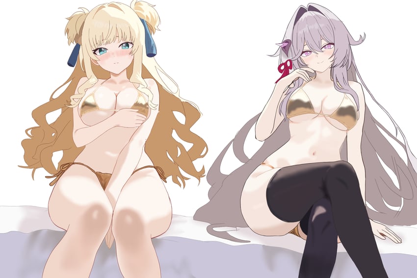 thelema nutriscu and songque (honkai and 1 more) drawn by aquamarine725