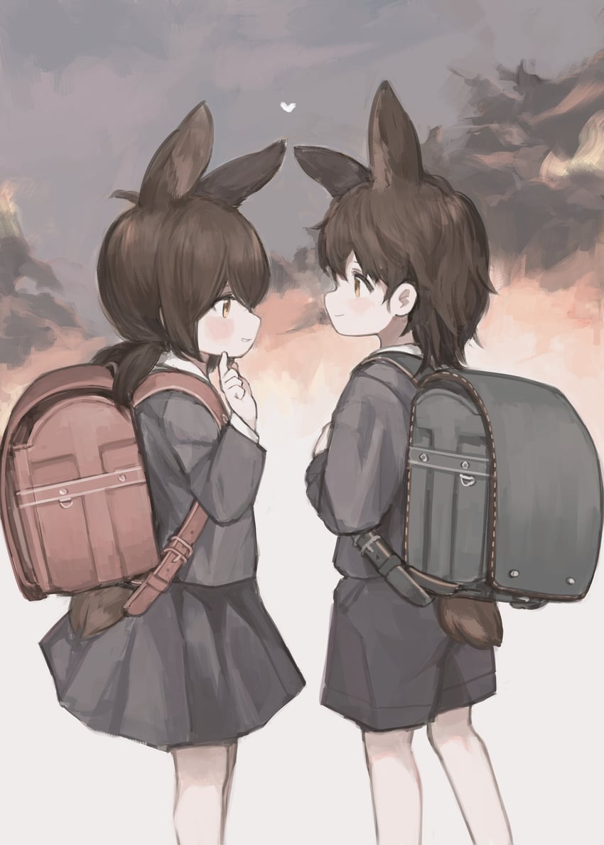 komugi mei and komugi mao (original) drawn by ic_(iccccccccc81)