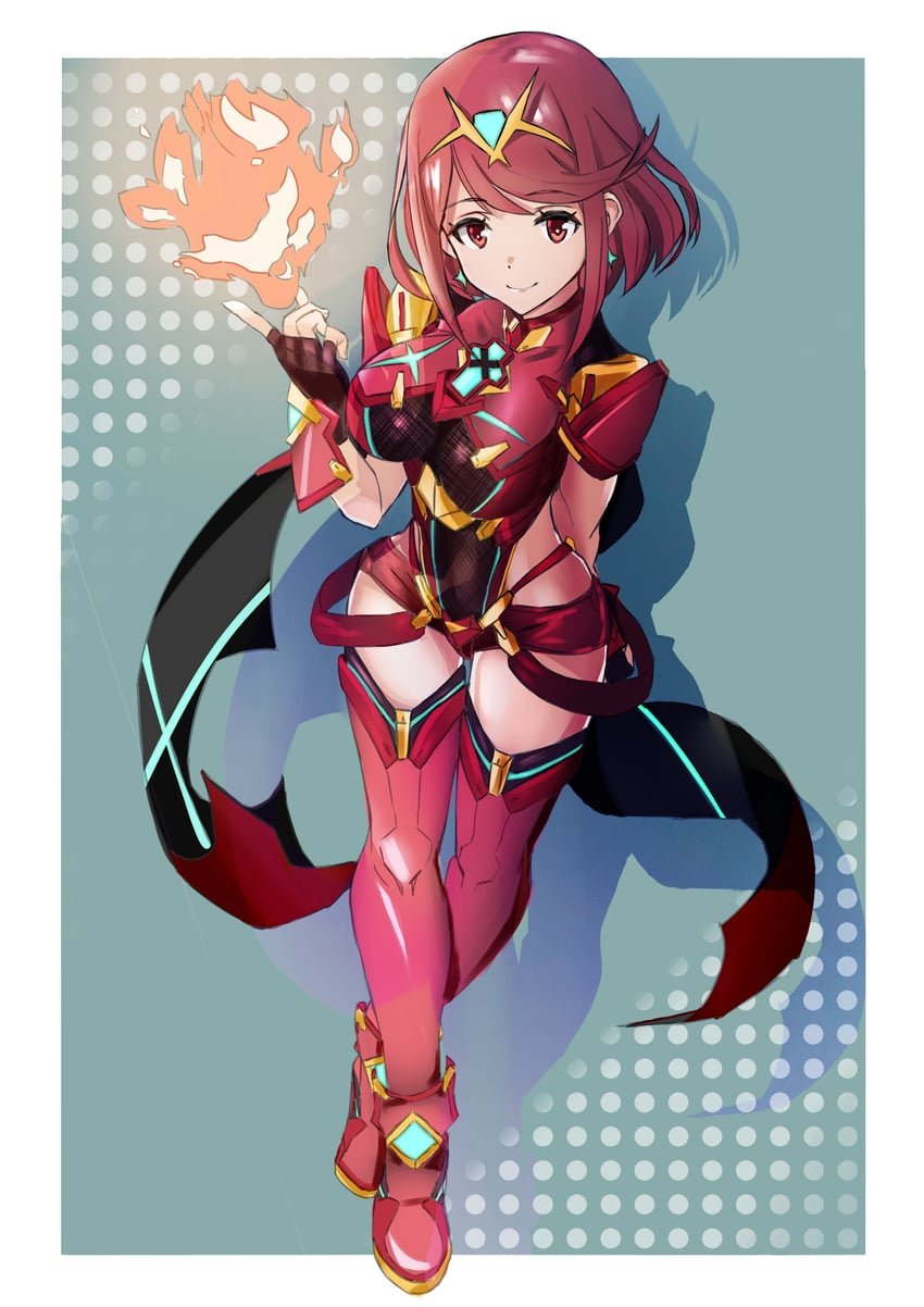 pyra (xenoblade chronicles and 1 more) drawn by kebab_(blackdoll)