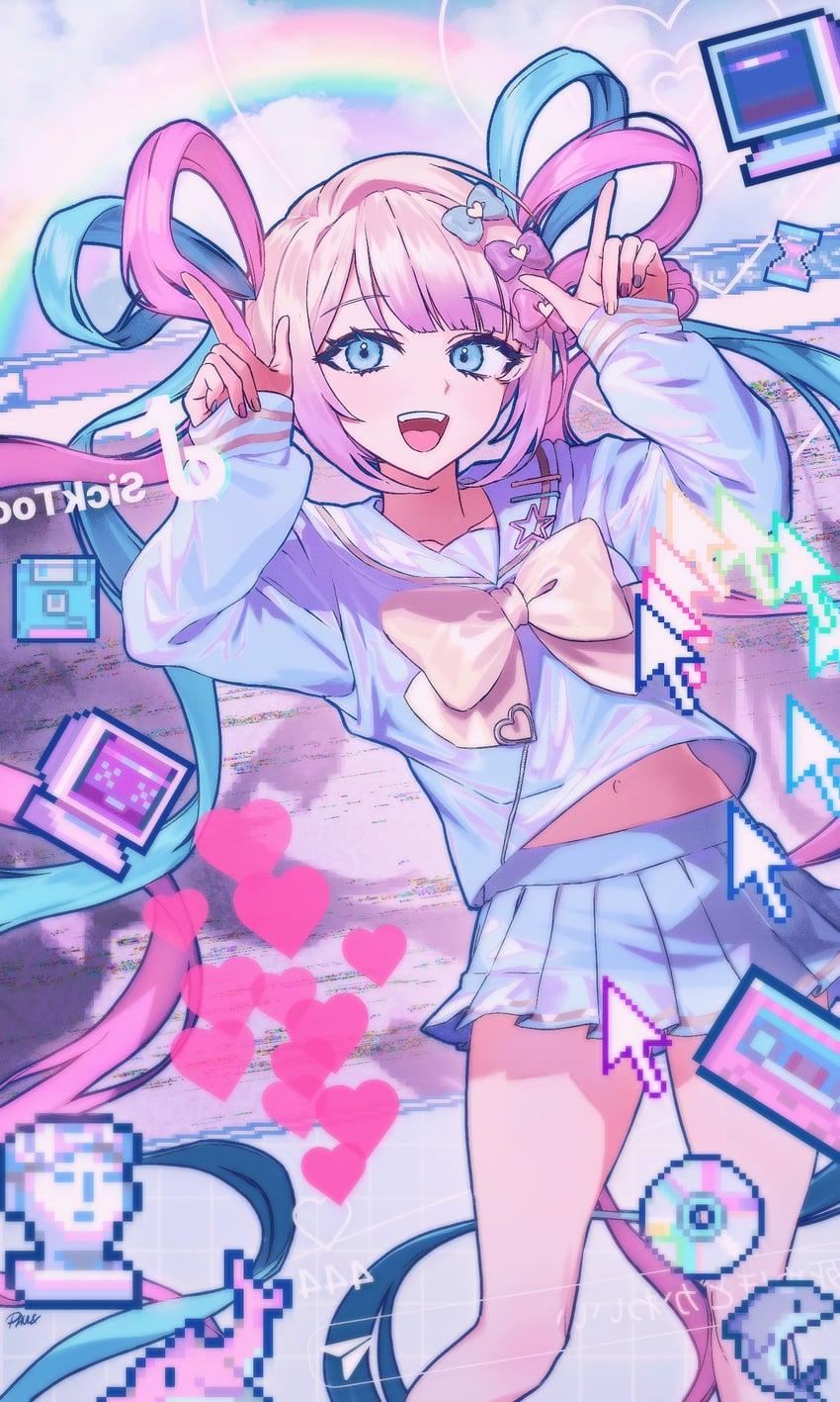 chouzetsusaikawa tenshi-chan (needy girl overdose and 1 more) drawn by paulandcookie