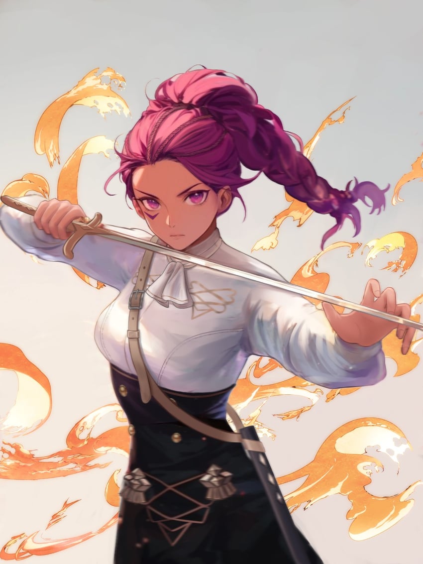 petra macneary (fire emblem and 1 more) drawn by wrainbow13