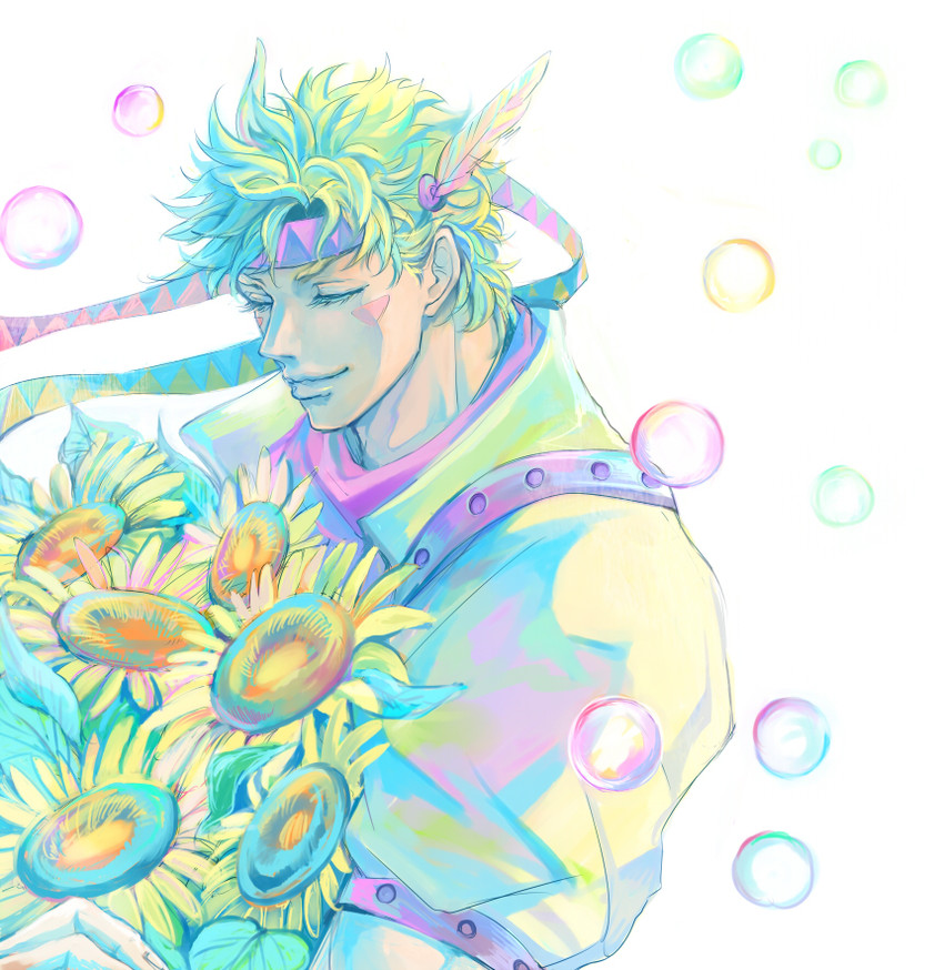caesar anthonio zeppeli (jojo no kimyou na bouken and 1 more) drawn by shishimaru_(polar_museum)