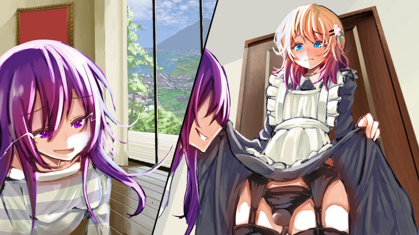 hoto cocoa and tedeza rize (gochuumon wa usagi desu ka?) drawn by namazu_(6097232)