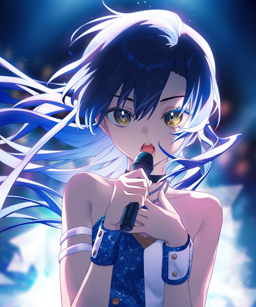 kisaragi chihaya (idolmaster and 1 more) drawn by kutori_pan'ya