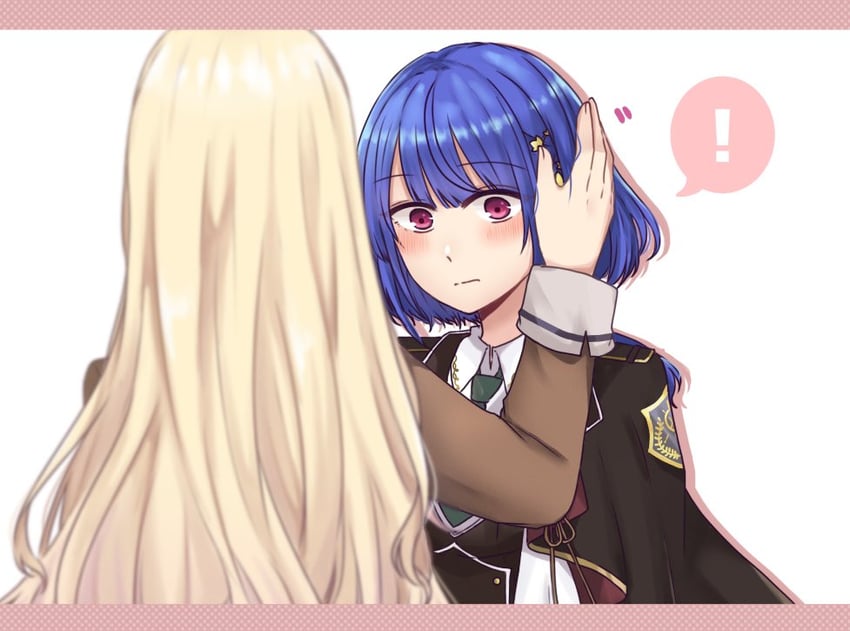 iwaya kukuri and moroi saho (assault lily) drawn by nigari_(ngari_0115)