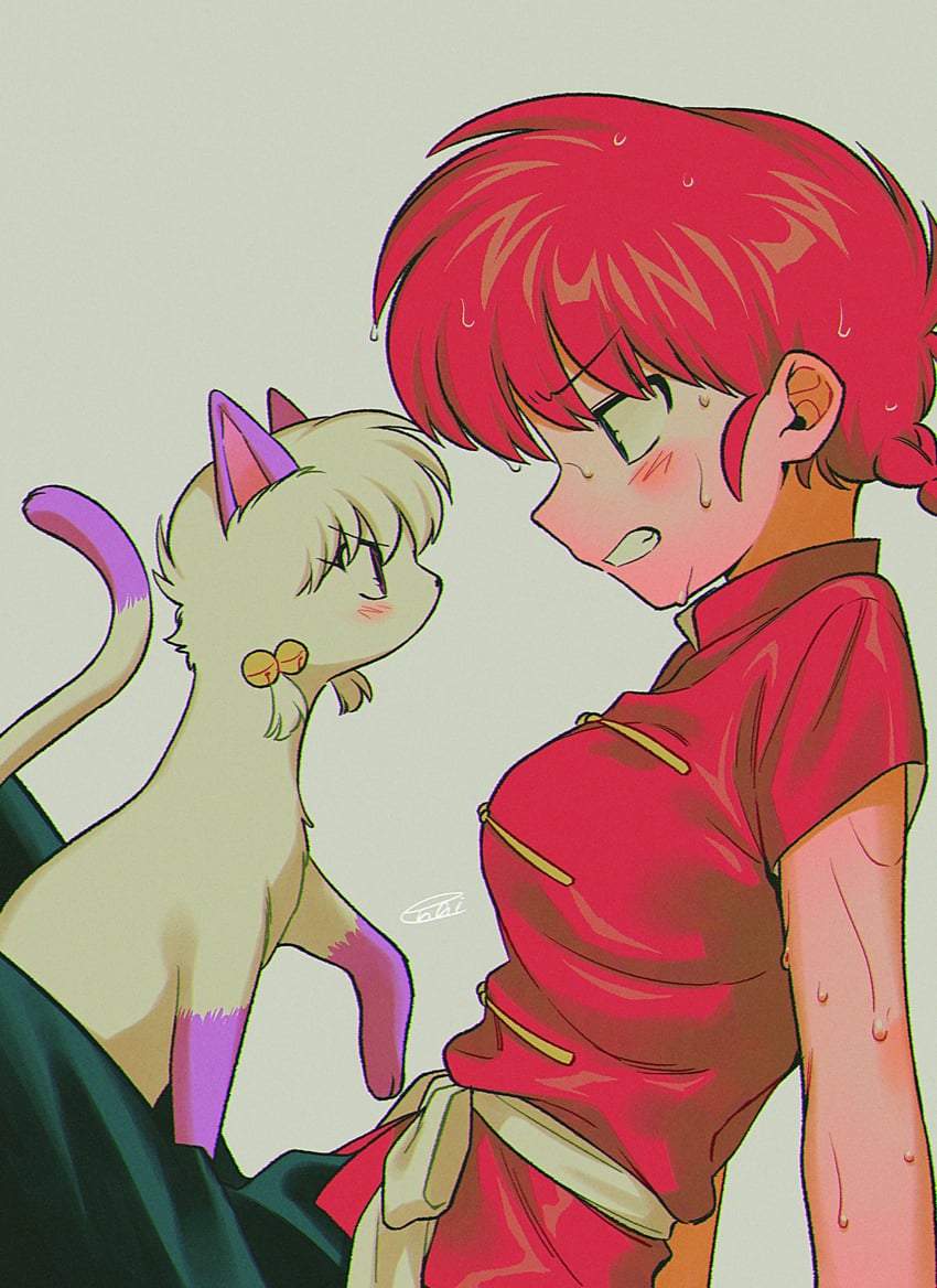 ranma-chan and shampoo (ranma 1/2) drawn by menma_(enaic31)