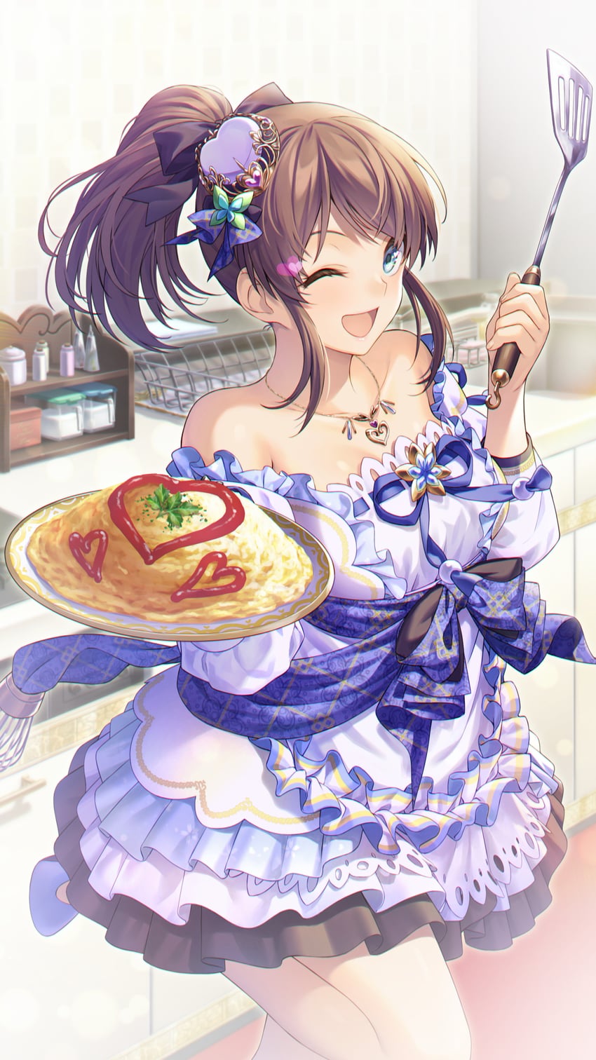satake minako (idolmaster and 1 more) drawn by nanaran