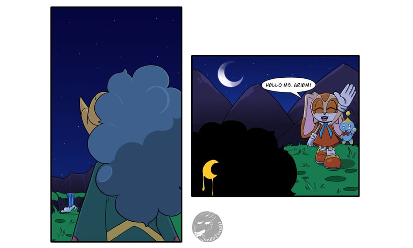 cream the rabbit, neutral chao, cheese, and ariem (sonic and 1 more) drawn by smileponeh