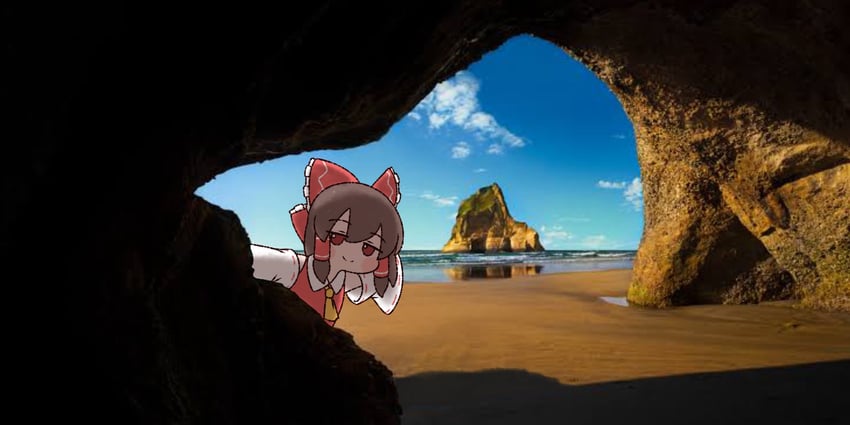 hakurei reimu (touhou and 2 more) drawn by y75zei