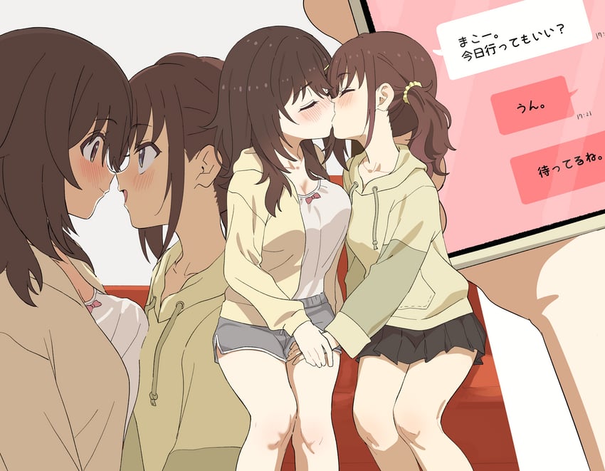 kawai mako and furutachi kurea (hibi wa sugiredo meshi umashi) drawn by sincos