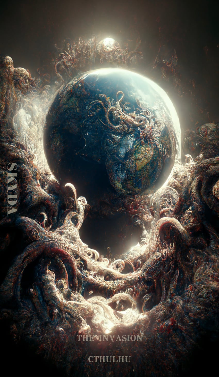 cthulhu (lord of the mysteries and 1 more) drawn by skyda