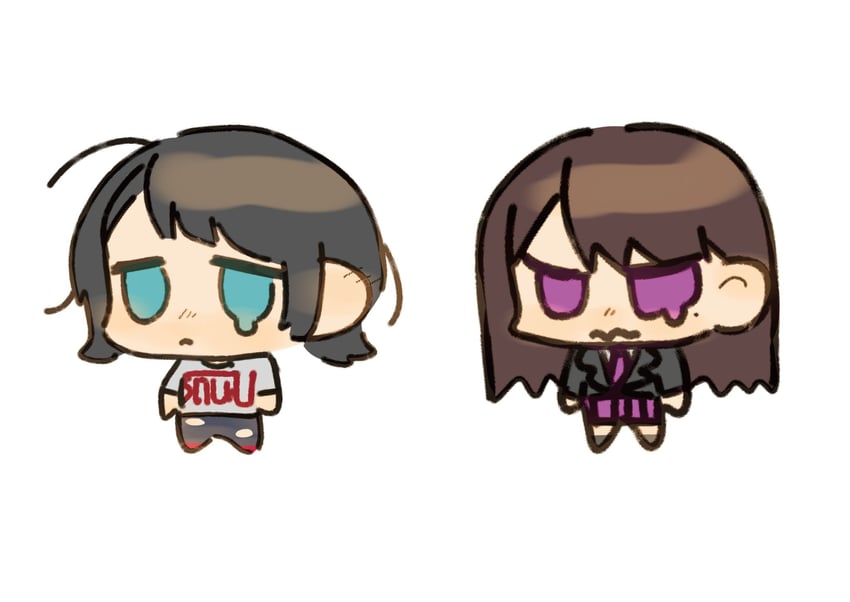 shiina taki and yahata umiri (bang dream! and 1 more) drawn by feiyu30903448